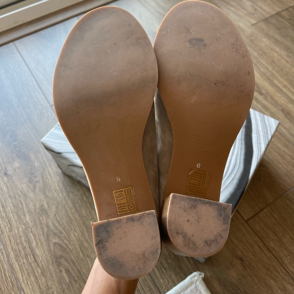 Jeffrey Campbell Cors Lace-Up Ankle Boot - Taupe Suede, Size 8 - Picture 6 of 7